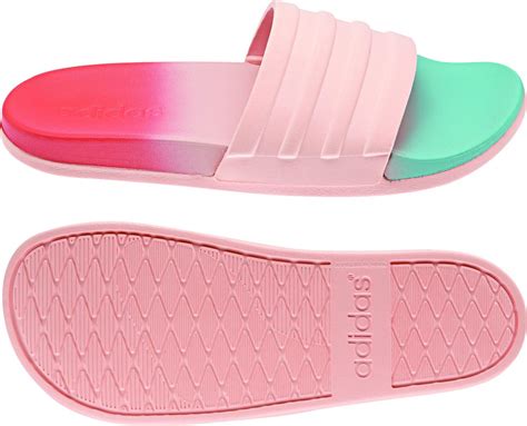 adidas damen adilette cf+ gr badeschuhe coral|Amazon.com: Adidas Adilette Comfort Slides Women.